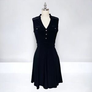 White House Black Market Sleeveless Jersey Shirtdress 0 XS